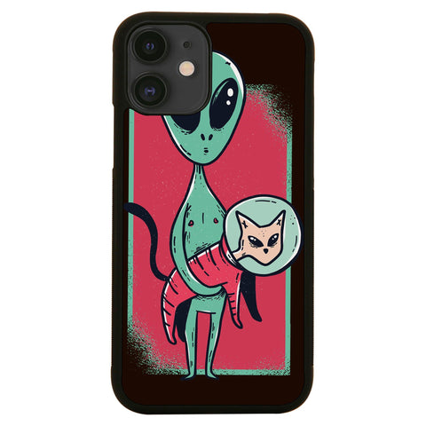 Space alien cute cat funny case cover for iPhone 11 11pro max xs xr x - Graphic Gear