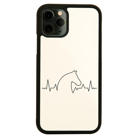 Horse heartbeat case cover for iPhone 11 11pro max xs xr x - Graphic Gear