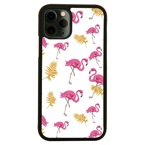 Flamingo nature pattern design funny illustration case cover for iPhone 11 11pro max xs xr x - Graphic Gear
