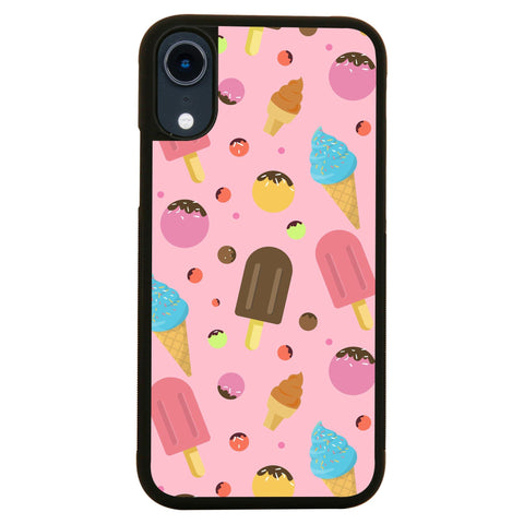 Ice cream pattern design funny case cover for iPhone 11 11pro max xs xr x - Graphic Gear