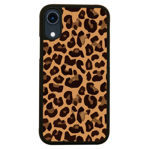 Leopard skin seamless pattern illustration design case cover for iPhone 11 11pro max xs xr x - Graphic Gear