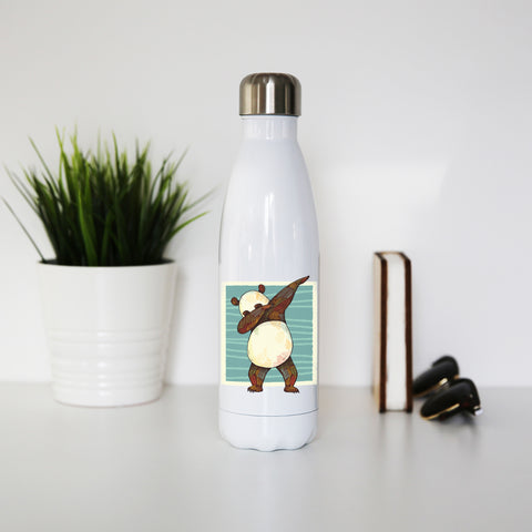 Panda dabbing funny Water bottle stainless steel reusable - Graphic Gear