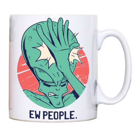 Alien facepalm funny mug coffee tea cup - Graphic Gear