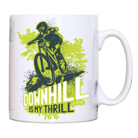 Downhill biking mountain bike mug coffee tea cup - Graphic Gear