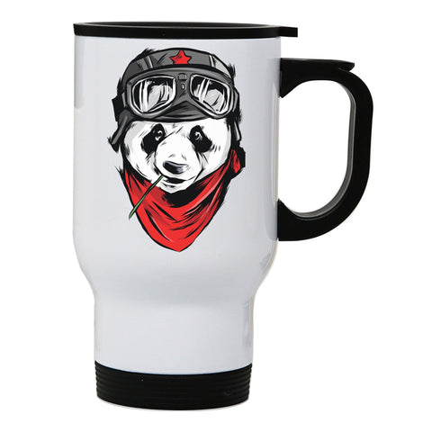 Cool panda illustration design stainless steel travel mug eco cup - Graphic Gear