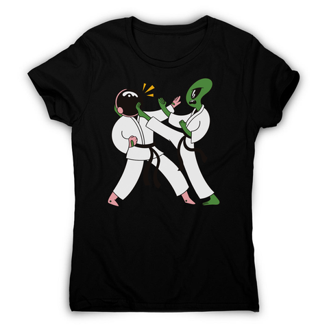 Space karate funny women's t-shirt - Graphic Gear