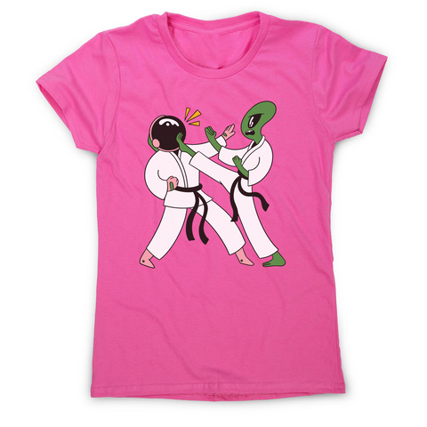 Space karate funny women's t-shirt - Graphic Gear
