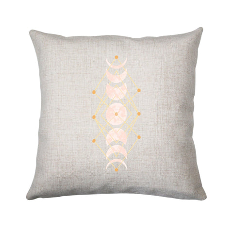Moon cycle abstract art design cushion cover pillowcase linen home decor - Graphic Gear