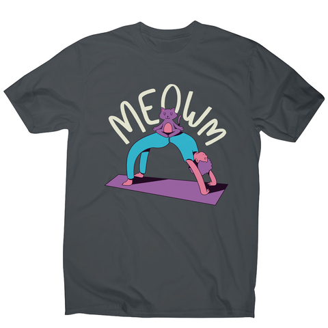 Meow yoga men's t-shirt - Graphic Gear