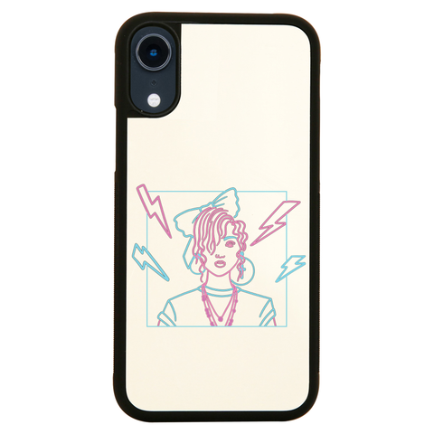 80's girl iPhone case cover 11 11Pro Max XS XR X - Graphic Gear