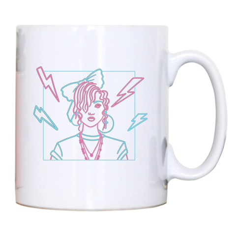 80's girl mug coffee tea cup - Graphic Gear