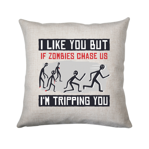 I like you but quote funny cushion cover pillowcase linen home decor - Graphic Gear