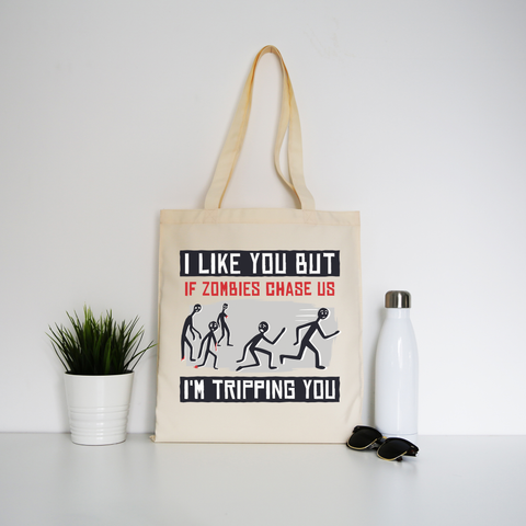 I like you but quote funny tote bag canvas shopping - Graphic Gear
