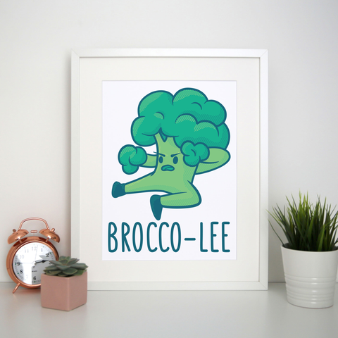 Broccolee funny print poster wall art decor - Graphic Gear