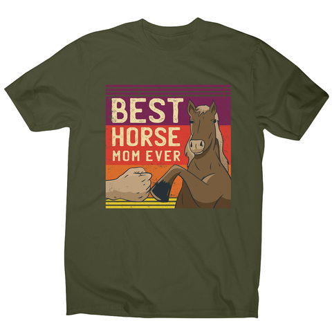 Best horse mom ever men's t-shirt - Graphic Gear