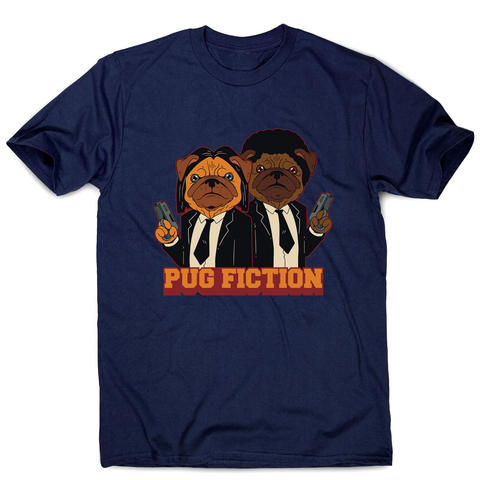 Pug fiction parody dog men's t-shirt - Graphic Gear