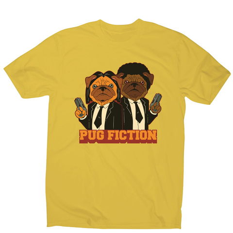 Pug fiction parody dog men's t-shirt - Graphic Gear