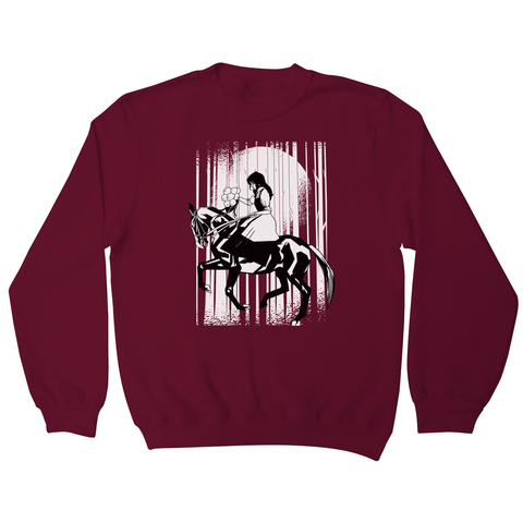 Horse riding woman sweatshirt - Graphic Gear