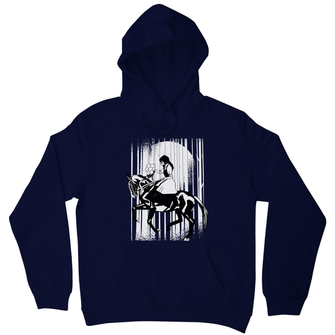 Horse riding woman hoodie - Graphic Gear