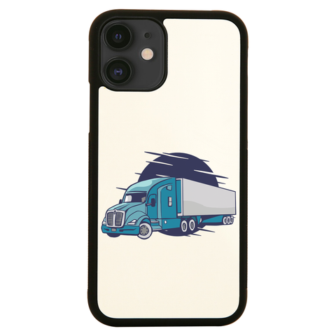 Semi truck illustration iPhone case cover 11 11Pro Max XS XR X - Graphic Gear