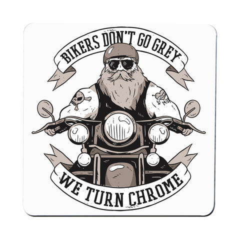 Funny biker text coaster drink mat - Graphic Gear
