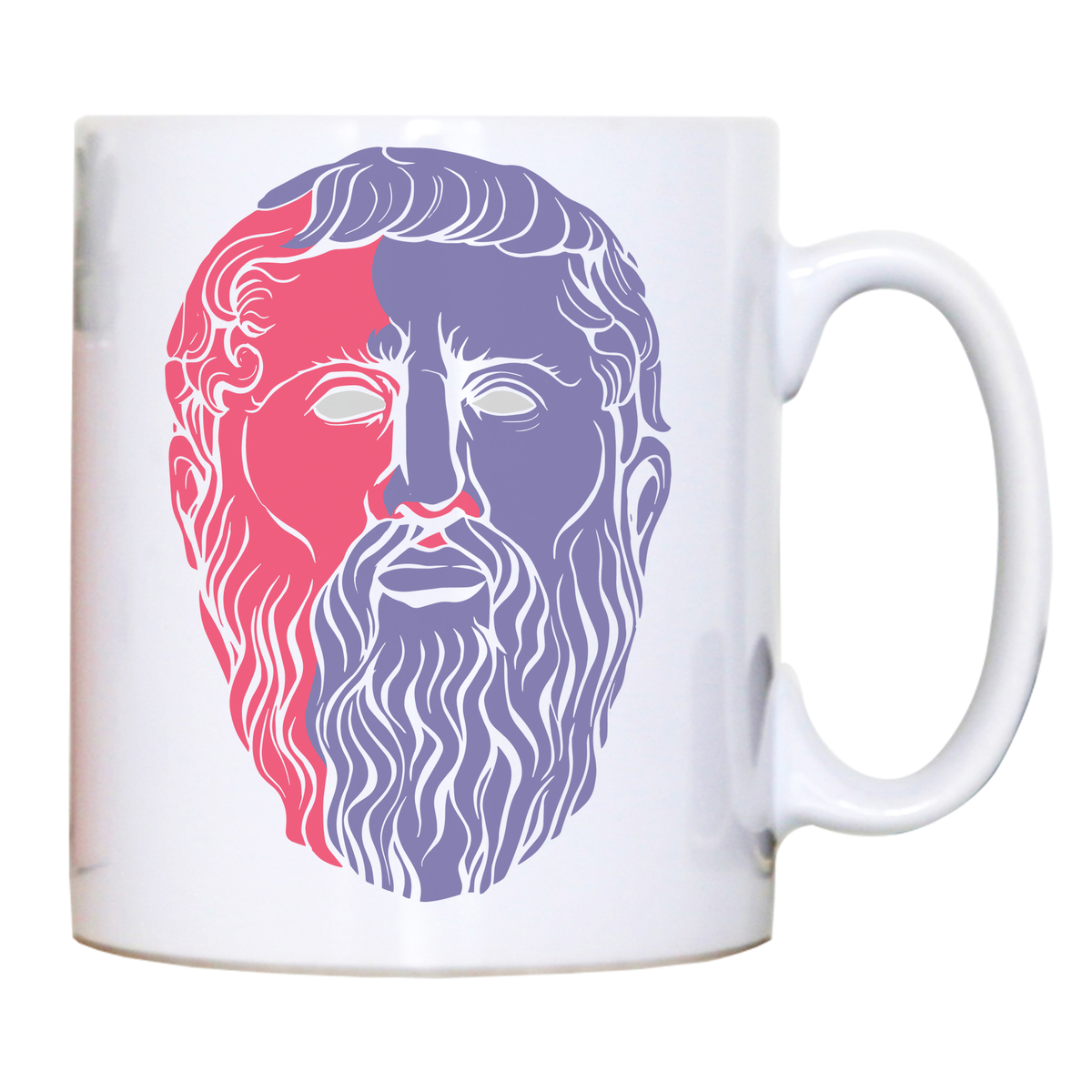Plato Philosopher Mug Coffee Tea Cup Graphic Gear