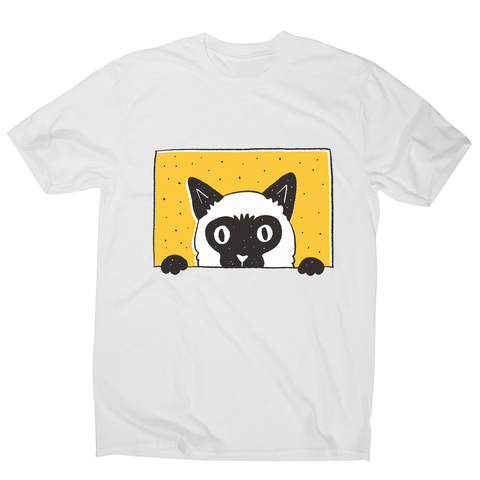 Peeking cat men's t-shirt - Graphic Gear