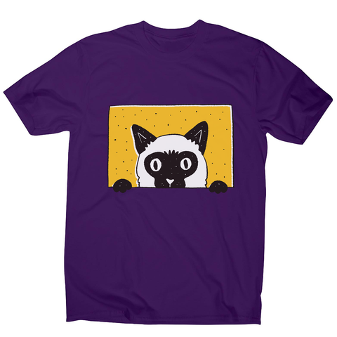 Peeking cat men's t-shirt - Graphic Gear
