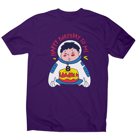 Birthday astronaut men's t-shirt - Graphic Gear