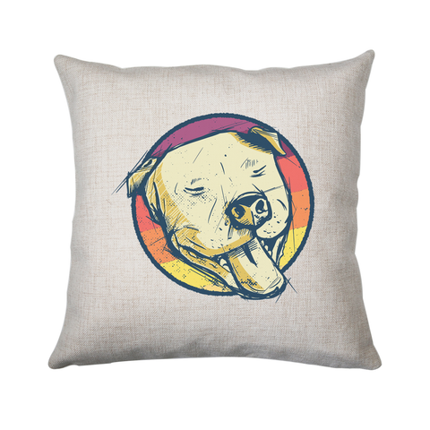 Pitbull hand drawn cushion cover pillowcase linen home decor - Graphic Gear