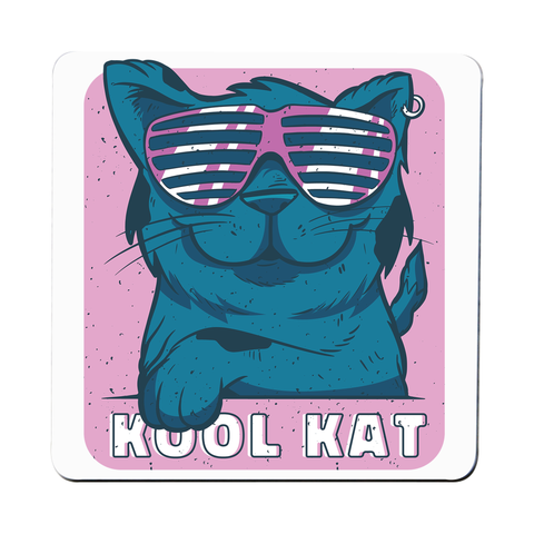 Kool kat coaster drink mat - Graphic Gear