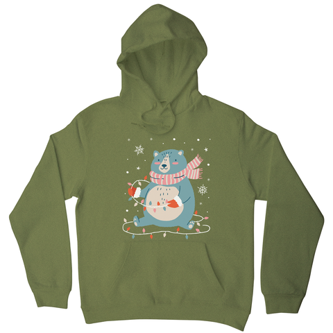 Cute christmas bear hoodie - Graphic Gear
