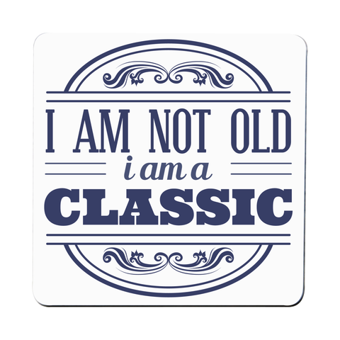 I am classic coaster drink mat - Graphic Gear