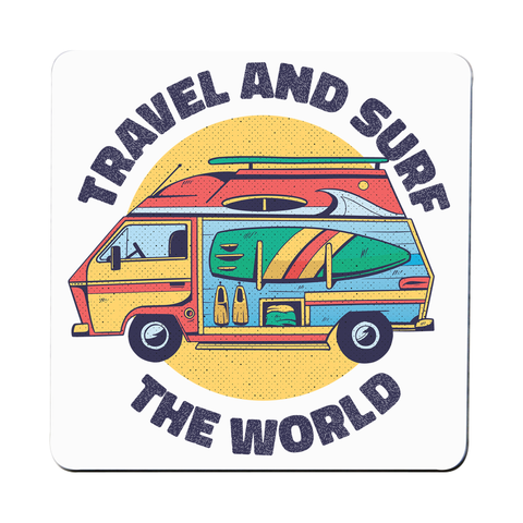 Travel and surf coaster drink mat - Graphic Gear