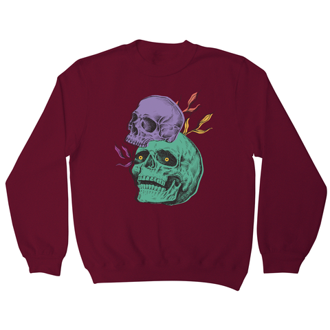 Creepy skulls sweatshirt - Graphic Gear