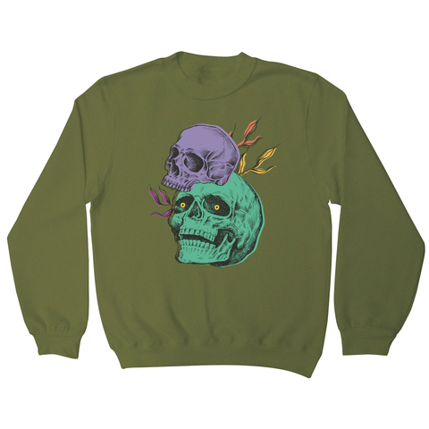 Creepy skulls sweatshirt - Graphic Gear