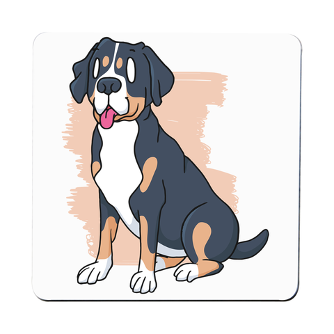 Swiss mountain dog coaster drink mat - Graphic Gear