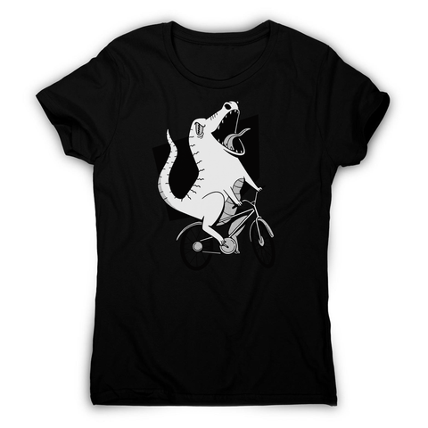 Biker dinosaur women's t-shirt - Graphic Gear