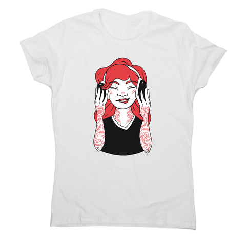 Tattooed girl women's t-shirt - Graphic Gear