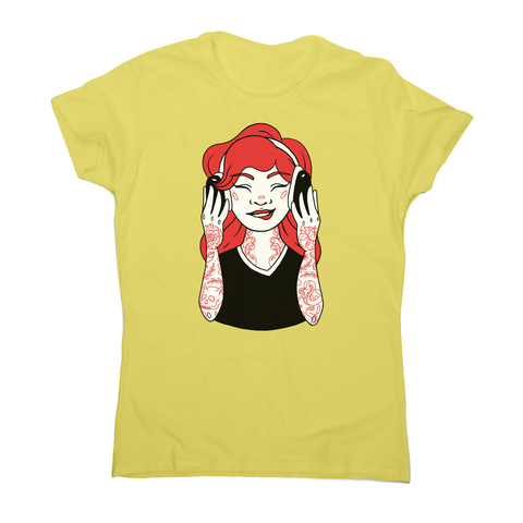 Tattooed girl women's t-shirt - Graphic Gear
