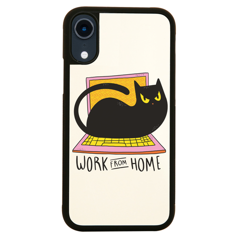 Home office cat iPhone case cover 11 11Pro Max XS XR X - Graphic Gear