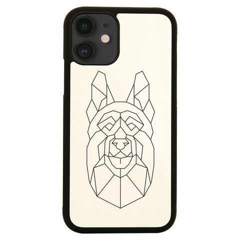 German shepherd polygonal iPhone case cover 11 11Pro Max XS XR X - Graphic Gear