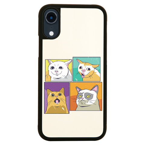 Meme cats iPhone case cover 11 11Pro Max XS XR X - Graphic Gear