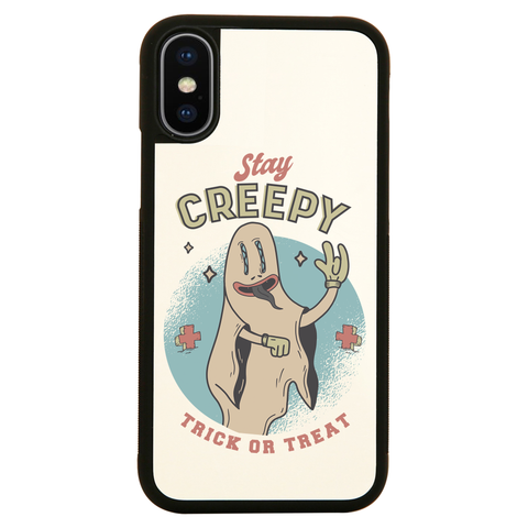 Stay creepy halloween iPhone case cover 11 11Pro Max XS XR X - Graphic Gear