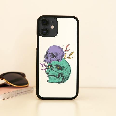 Creepy skulls iPhone case cover 11 11Pro Max XS XR X - Graphic Gear