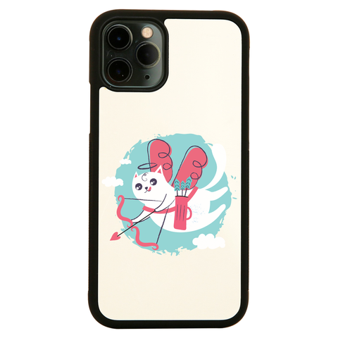 Cupid cat iPhone case cover 11 11Pro Max XS XR X - Graphic Gear