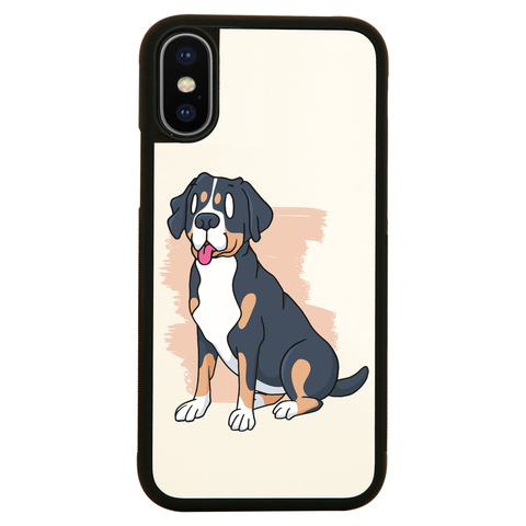 Swiss mountain dog iPhone case cover 11 11Pro Max XS XR X - Graphic Gear