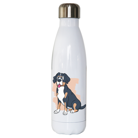 Swiss mountain dog water bottle stainless steel reusable - Graphic Gear