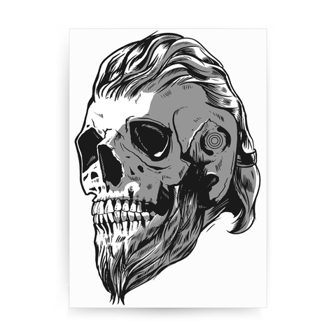 Viking cranium print poster wall art decor - Graphic Gear