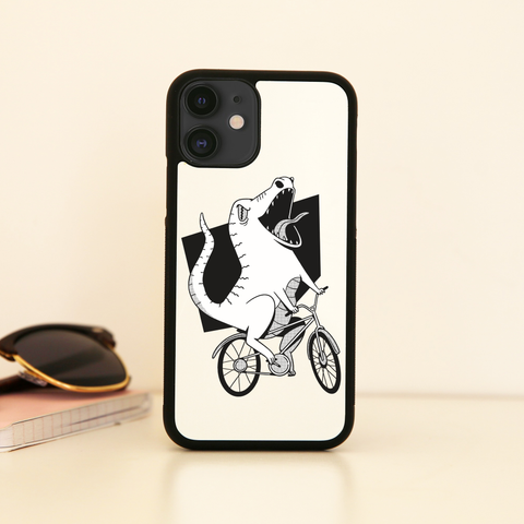 Biker dinosaur iPhone case cover 11 11Pro Max XS XR X - Graphic Gear